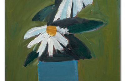 Nicolas de Staël (1914-1955), Fleurs au pot bleu, 1954