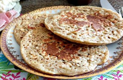 PAN CAKES AUX FLOCONS D'AVOINE