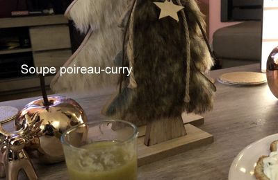 Velouté poireau curry