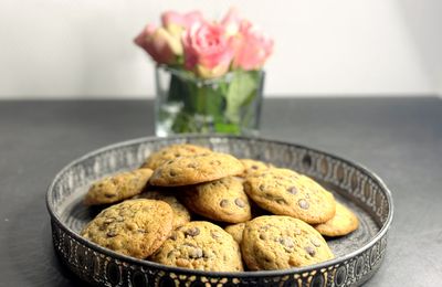 Cookies moelleux chocolat et caramel