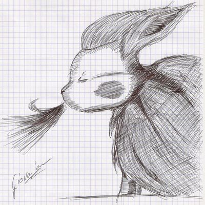 Projet au crayon bic noir en jouant toujours sur