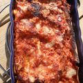 LASAGNES AUX TOMATES ET AUX CHAMPIGNONS