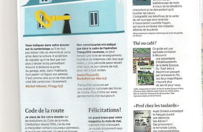 Article MAIF MAGAZINE d'Octobre 2013