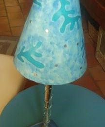 Lampe bleue