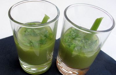 Gaspacho vert (avec du céleri dedans !)