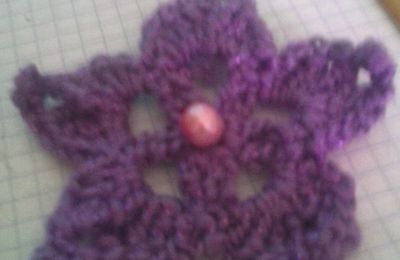 fleur au crochet