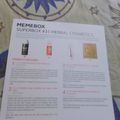 memebox n°31, Herbal cosmetics