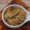 Crumble aux douces saveurs d'automne