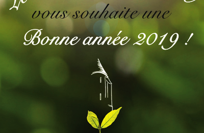 Bonne année 2019 et à bientôt au Clos de la Tourelle !