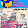 Comité Départemental Handisport de la Dordogne - Samedi 21 janvier 2023- match de rugby fauteuil au gymnase d'AGONAC