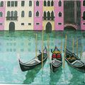 Venise, les trois Gondoles