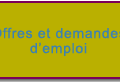 Offres et demandes d'emploi