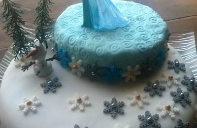 Gateau Reine des neiges !