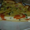 Quiche kiri carotte courgette