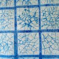 Mosaïque tissu - azulejos revisités -