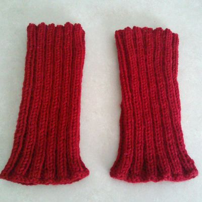 Mes créations...les jambières en côtes