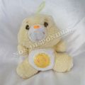 Doudou Peluche Bisounours Grosjojo Jaune Soleil Vintage 1983 Care Bears Kenner 18 cm