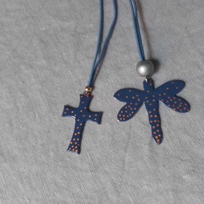 bijoux bleus foncés... comme une nuit Etoillée!