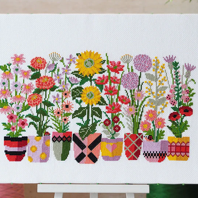 Une broderie au fil du temps ( sur 8 mois )