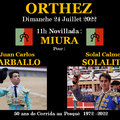 Orthez cartel novillada 2022