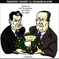 Humour:Sarkozy invite Hollande a partager les célébrations du 8 mai