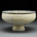 Safavid ceramic bowl imitating Chinese porcelain wares
