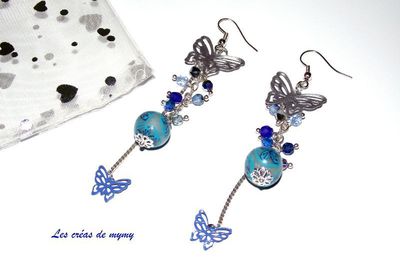 Boucles d'oreille Papillon 