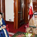 عاهل البحرين يستقبل صاحبة السمو الملكي الأميرة للا آمنة 