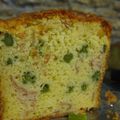 Cake asperges vertes et jambon