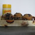 Petits muffins myrtilles/chocolat blanc: quand Lisanka se "normalise" ;-)