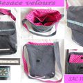 Besace velours la suite (SAC 10/05)