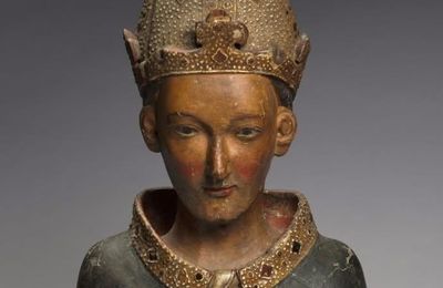 Bust Reliquary of St. Louis, Bishop of Toulouse, late 14th century