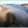 le chateau de joux vu du fort maler en face