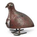 A Khorassan bronze openwork incense burner in the form of a bird, Iran, 11th century