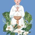 Nouveauté ! Image de première communion "Je te reçois, Jésus" 