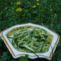 Un accompagnement pour poissons : spaghettis de courgettes