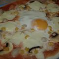 Pizza impression soleil levant