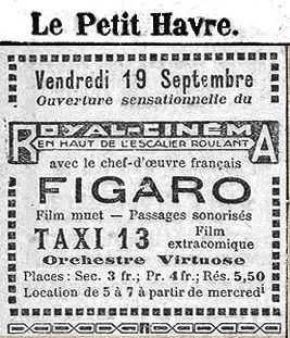 Le Havre Cinéma Gaumont Pathé Lecesne reconstruction Perret star Apollo Grillon Alhambra, Sirius Vox Rex Scala Royal Rio Réau Paris Sainte Adresse Lido  Normandy bombardement 1944