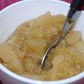 Compote pommes poires à la cannelle, sans sucre