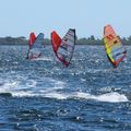 Le championnat de france espoirs de windsurf à Marseillan : images du mardi matin 23 août