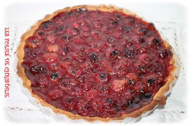 Tarte généreuse aux cerises