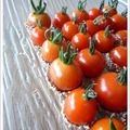 Tomates cerise au graines de sésame...façon Pomme d'Amour !