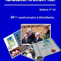 Bulletin spécial 40ème anniversaire à Kirchheim