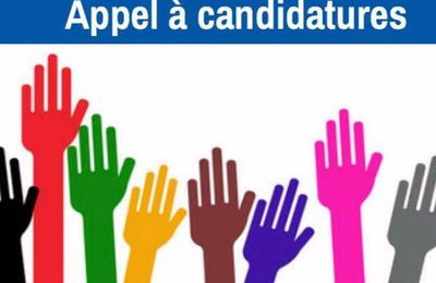 APPEL À CANDIDATURES