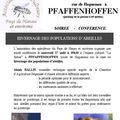 CONFERENCE SUR LE NOURRISSAGE D'HIVER