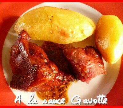 Palette fumée aux pommes de terre à l'omnicuiseur