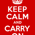 Trois citations du livre "Keep calm and Carry On"