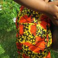 Pantalon en tissu africain ou wax pour fille ou garçon 