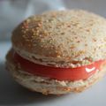 macaron ganache fraise tagada