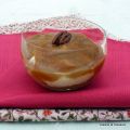 Verrine pommes/faisselle à la sauce butterscotch